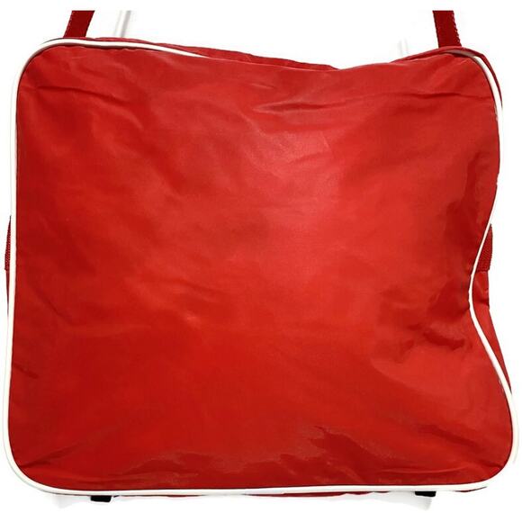 Vintage TWA Getaway Vacations Bag Carry-On Red White Adjustable Strap Zip NEW - Picture 7 of 8